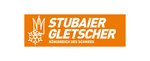 Stubaier Glacier Kingdom of Snow logo on orange background